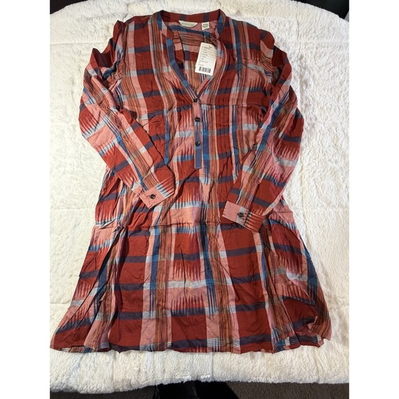 1 11 Tylho Tops - Anthropologie Top Women M 11 1 Tylho Tunic Pull Over Pockets Southwestern Boho